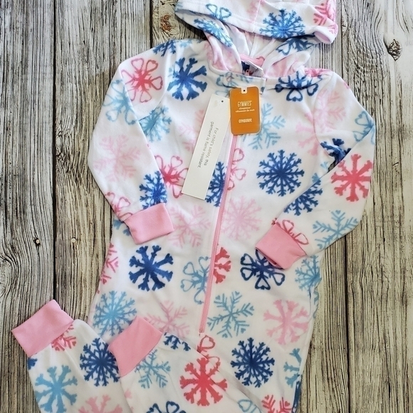 Gymboree Fleece PJs Snowflake Fleece PJs NWT - Picture 3 of 4